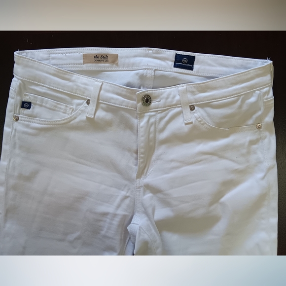 Adriano Goldschmied Women's Stilt Cigarette Leg Pant White 27R - Picture 10 of 13